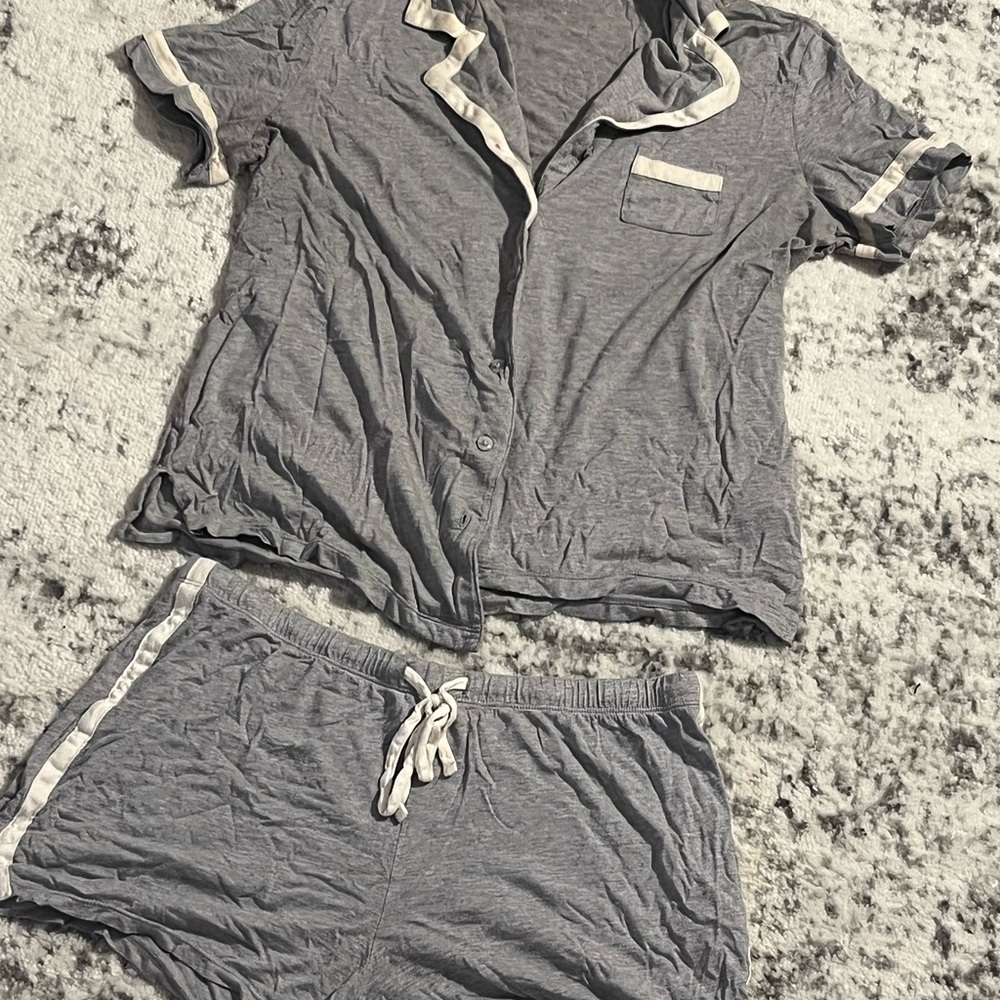 Grey Summer Pajama Set